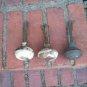 Vintage Metal Door Knobs Industrial Rustic Restoration Hardware Rusty Set of 3