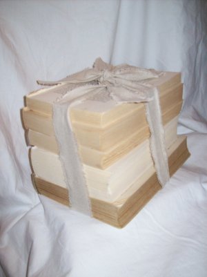Vintage Book Collection Decorator Item 5 Book Bundle Restoration Hardware Style