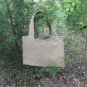 Shopping Bag Burlap Cotton Reversible Roses SHabby Chic Cottage Beach Lake House