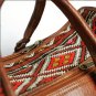 Airline Approved Handmade Leather Kilim Dog purse carrier