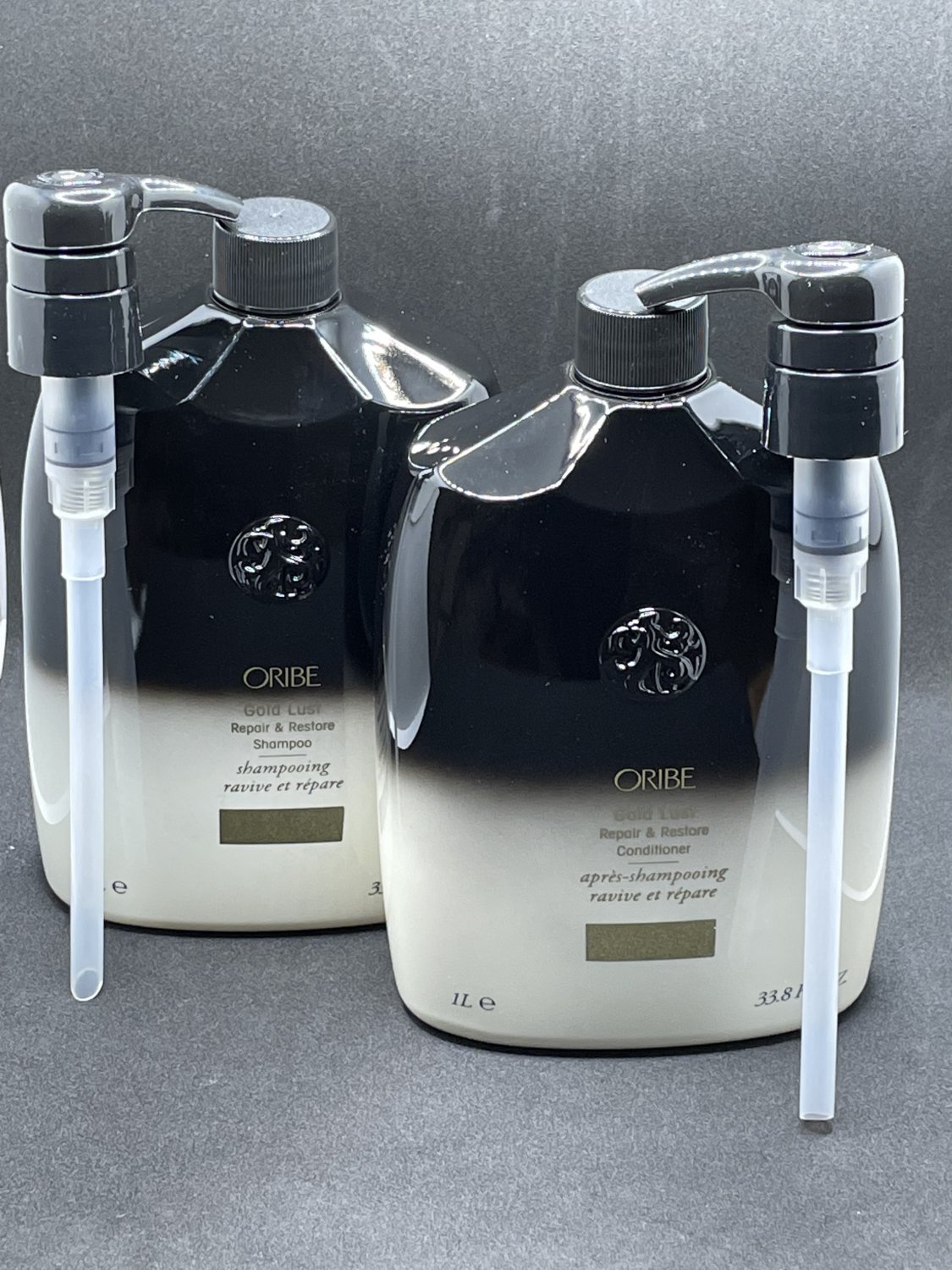 Oribe Gold Lust Repair & Restore Shampoo and Conditioner 33.8oz/1 Liter Duo