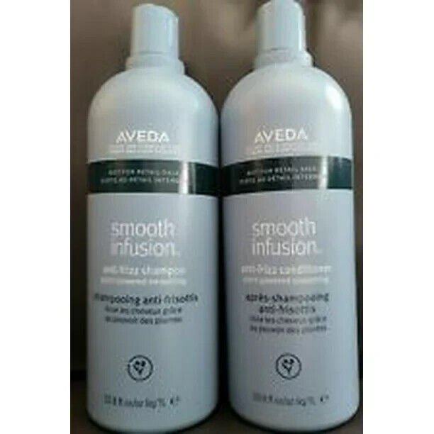 Aveda Smooth Infusion Shampoo and Conditioner (33.8 fl oz) FAST SHIPPING