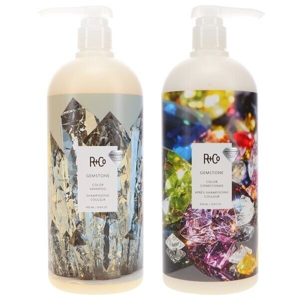 R+Co Gemstone Color Shampoo & Conditioner Set 33.8 OZ FAST SHIPPING