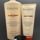 Kerastase Nutritive Bain Magistral 34oz & Fondant Magistral 6.8oz W/Pump