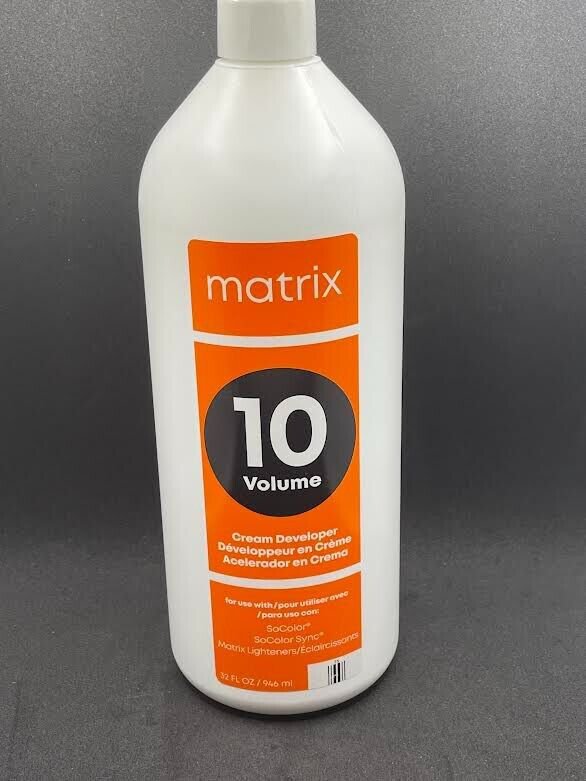 Matrix Color Cream Developer Volume 10  32 FL OZ/946ML FAST SHIPPING