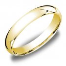 2mm 14k Yellow Gold Sterling Silver Men's/Women's Wedding Band Ring Size's 5-13