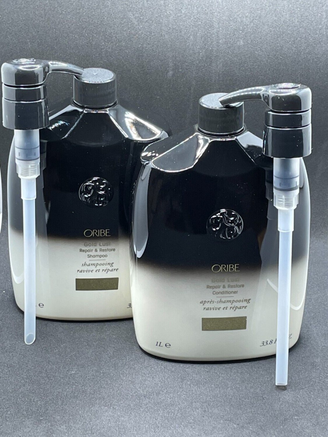 Oribe Gold Lust Repair & Restore Shampoo & Conditioner 33.8 oz NO BOX / NFR W/PU
