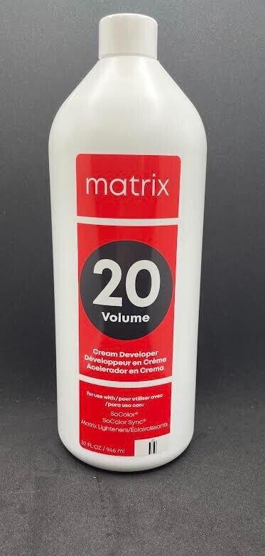 Matrix Color Cream Developer Volume 20 32FL OZ /946ML FAST SHIPPING