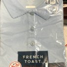 6 French Toast Little Girls' Toddler X/L 14/16 Fitted Knit Polo W/ Picot Collar