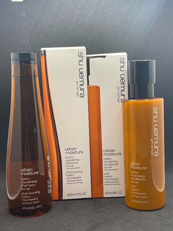 Shu Uemura Urban Moisture Shampoo 10 Ounce and Conditioner 8 Ounce Set