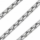 20" APPRX 54.3G 5MM ITALY Made 925 Sterling Silver Mens Heavy Chain Necklace