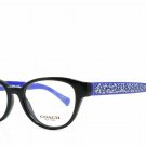COACH HC 6069 COL 5282 BLACK BLUE 51/17 135 MM AUTHENTIC RX EYEGLASSES