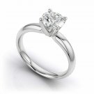 14K W Gold 0.5 CT Enhanced Diamond  Solitaire Bridal Engagement Anniversary Ring