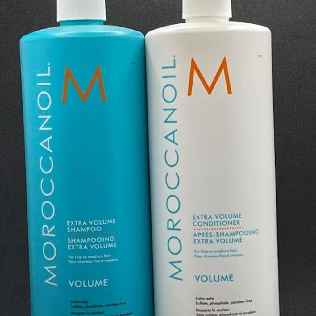 Moroccanoil Extra Volume Shampoo & Conditioner Duo Set 33.8 oz / 1 liter each