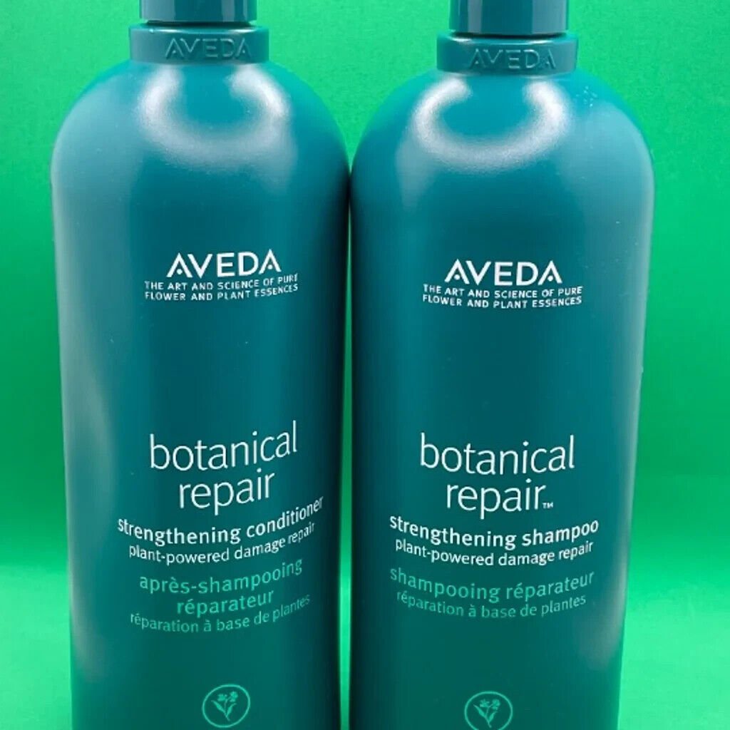 Aveda Botanical Repair Strengthening Liter Set Shampoo and Conditioner - 33.8 Oz