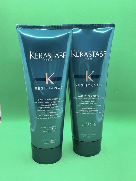 KERASTASE Resistance Bain Therapiste, 8.5 Fl. Oz 2PK FAST SHIPPING