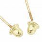 6MM 14K SOLID YELLOW GOLD PRINCESS CUT RUBY STUD SCREW BACK EARRINGS