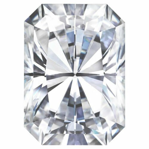 One Loose Stone 3.90TCW  10X8MM VVS1 G-H-I Moissanite Forever Color Engagement