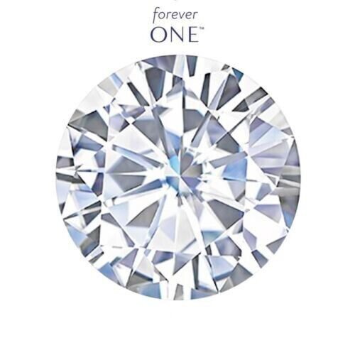 6.5mm (1.05CT) Round Charles & Colvard Forever One Loose Moissanite