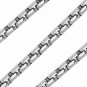 24" APPRX 65.2G 5MM ITALY Made 925 Sterling Silver Men's Heavy Chain Necklace