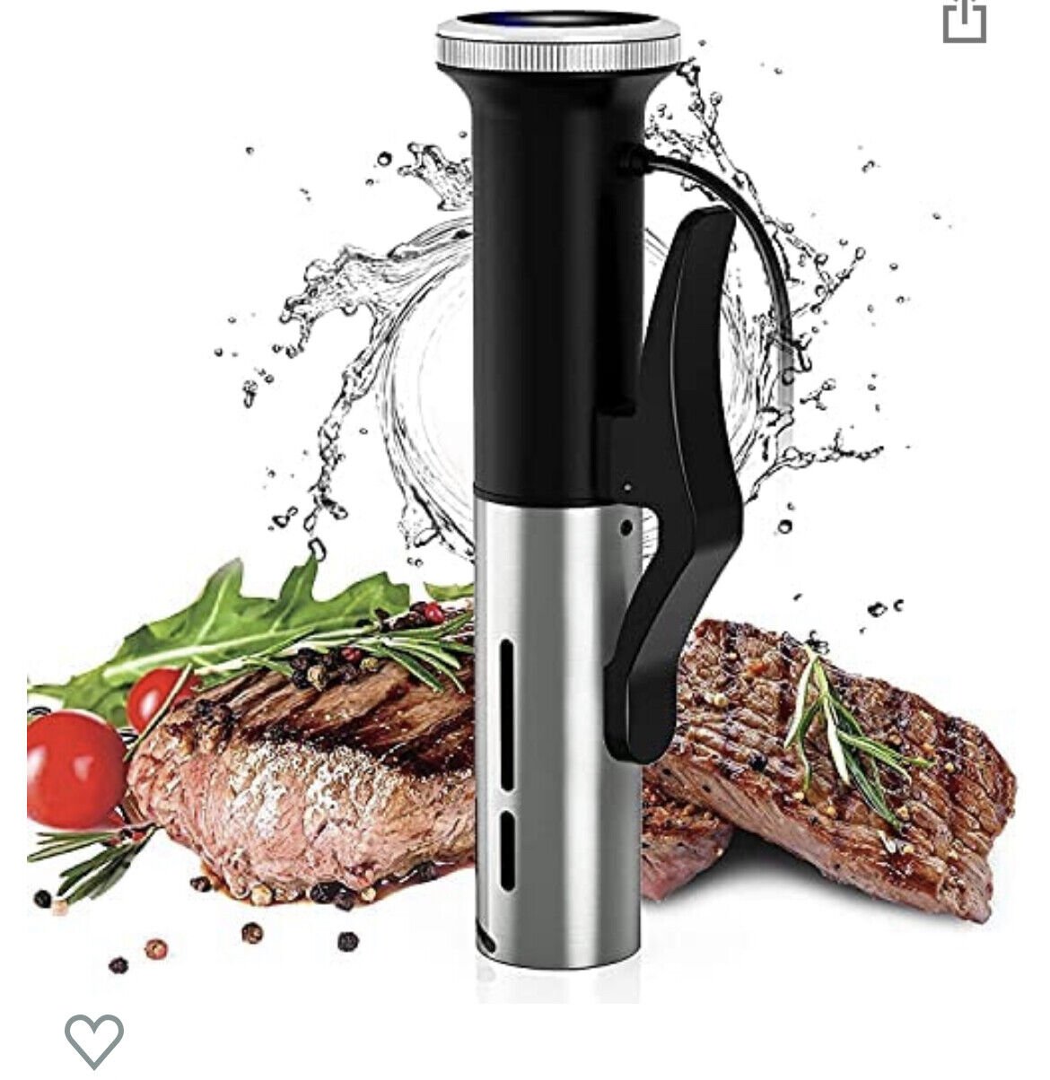 Pynhoklm Sous Vide Cooker 1000W Precision Immersion Circulator IPX7 Waterproo...