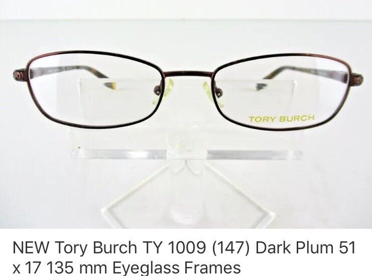 TORY BURCH TY 1009 COL 147  51/17 135 MM AUTHENTIC RX EYEGLASSES
