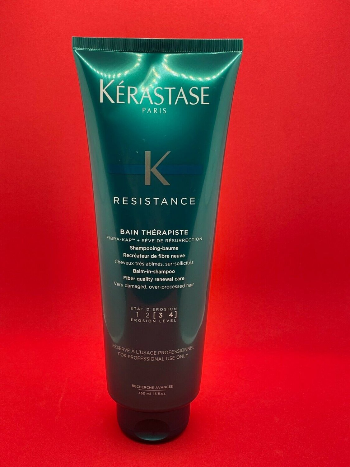 Kerastase Resistance Bain Therapiste Very Damaged Hair 15 fl oz / 450 ml