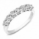 14K White Gold 0.75 CARAT Round Brilliant Cut Wedding Ring