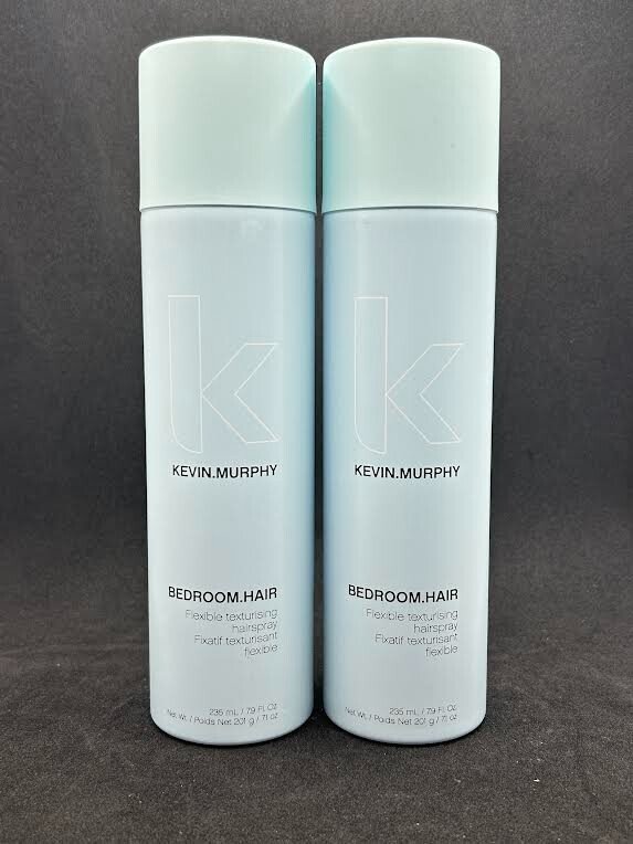 2 PK Kevin Murphy Bedroom Hair Texturising Hairspray  7.9oz/ 235ml.