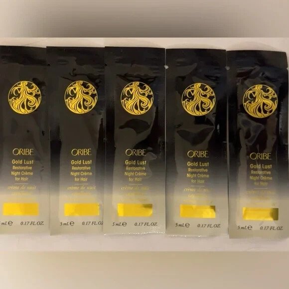 Oribe Gold Lust Restorative Night Cr&Atilde;&uml;me for Hair samples 5 ml 0.17 fl. oz . 5 pk