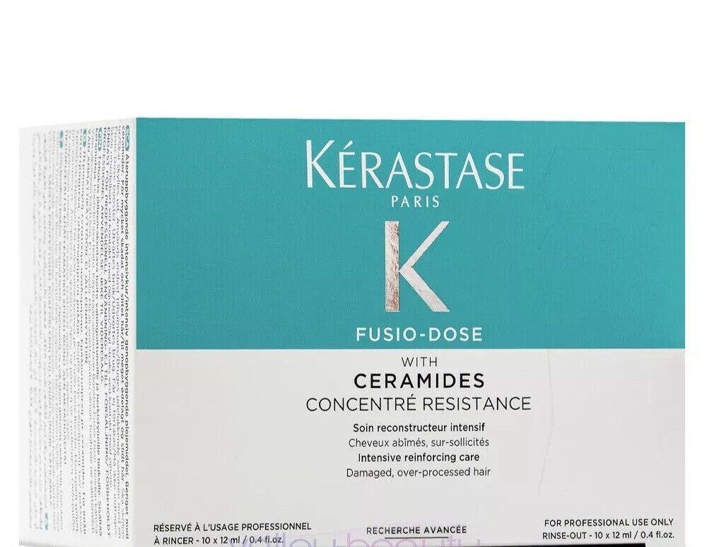 KERASTASE Fusio Dose Concentre Resistance Box with Sprayer / Applicator, 10x12ml