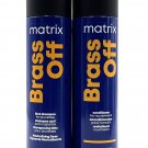 Matrix Total Results Brass Off Shampoo & Conditioner 10.1 fl oz Duo Set FAST SHP