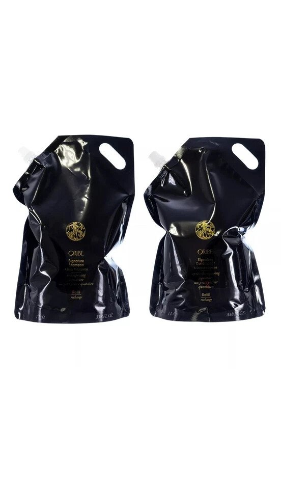 Oribe Signature Shampoo & Conditioner Refill 33.8oz/1L SET