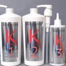 Kerastase Premiere Bain + Pre Shampoo Décalcifiant 34oz & Concentre Liquide TRIO