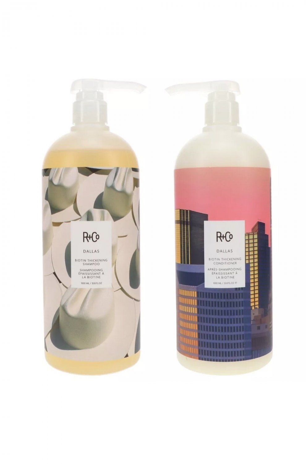 R+CO Dallas Thickening Shampoo 33.8 oz & Dallas Thickening Conditioner 33.8 oz