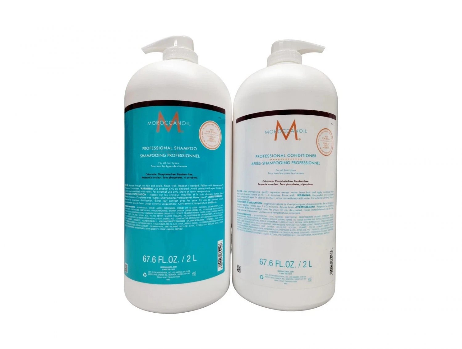 Moroccanoil Professional Shampoo & Conditioner Hydration/All Hair Types 67.6 oz