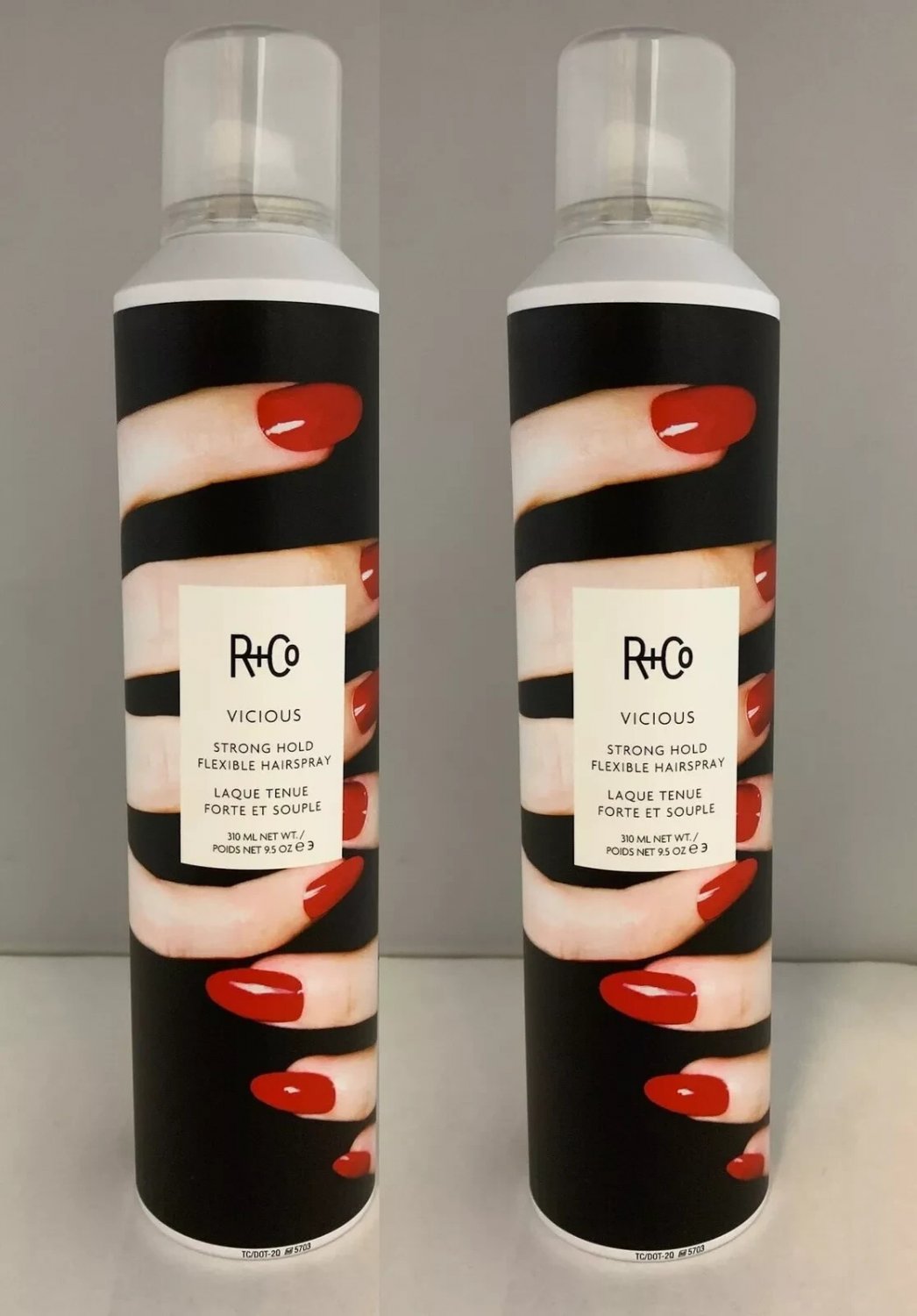 R+Co Vicious Strong Hold Flexible Hairspray, 9.5 oz (Pack of 2) FAST SHIPPING