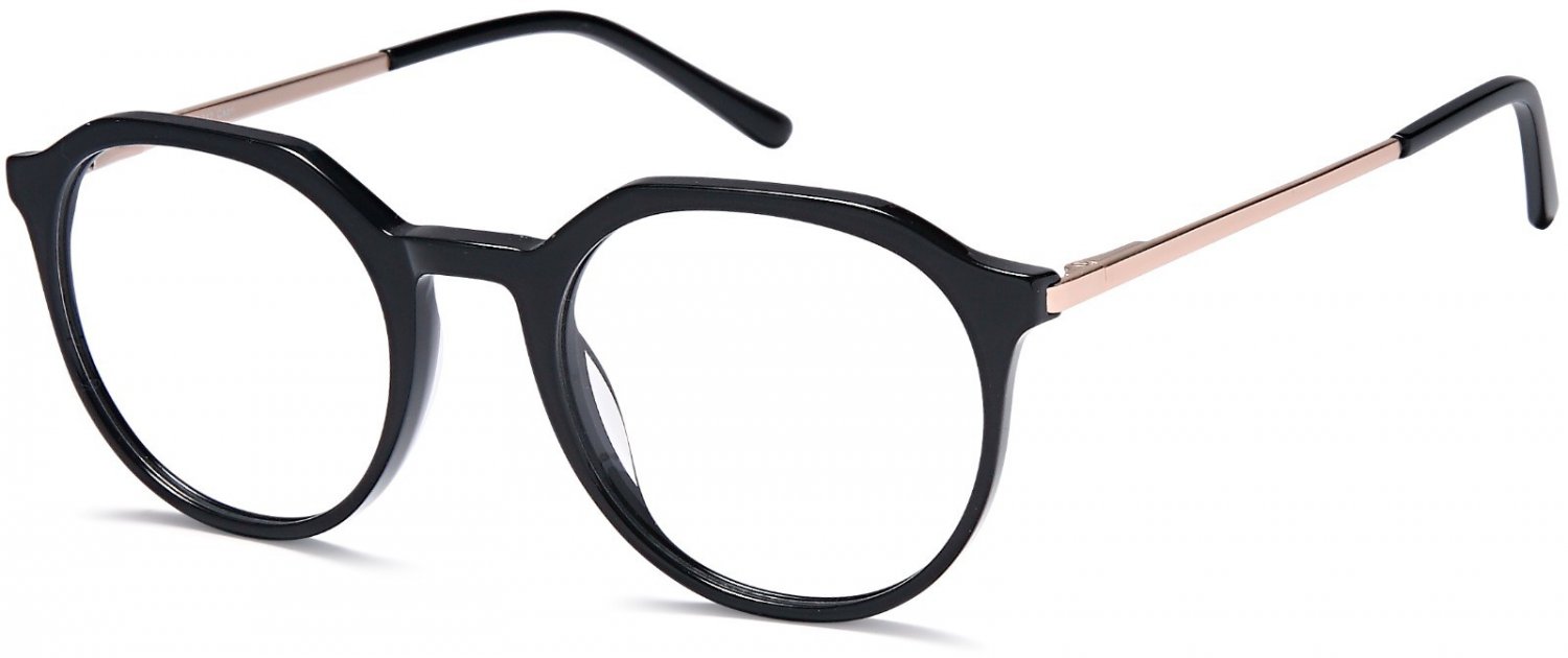 DICAPRIO DC217 COL BLK GOLD EYEGLASSES 49-20 145MM FAST SHIPP