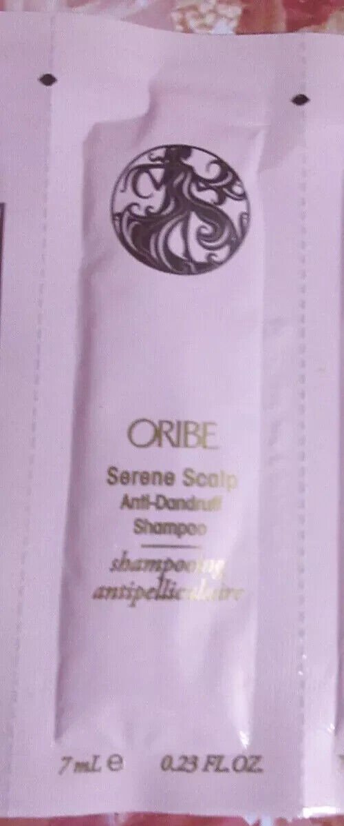 Oribe Serene Scalp Shampoo Duo 7 mL Each  Sample Packettes 25 pcs