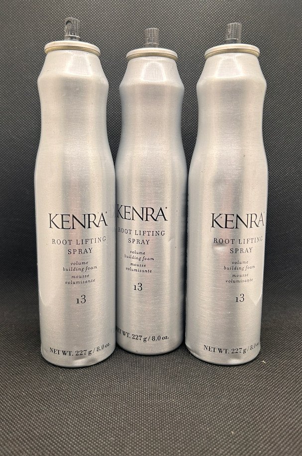 Kenra Root Lifting Spray 13  8oz  - Pack of 3 MISSING CAPS/DENTED