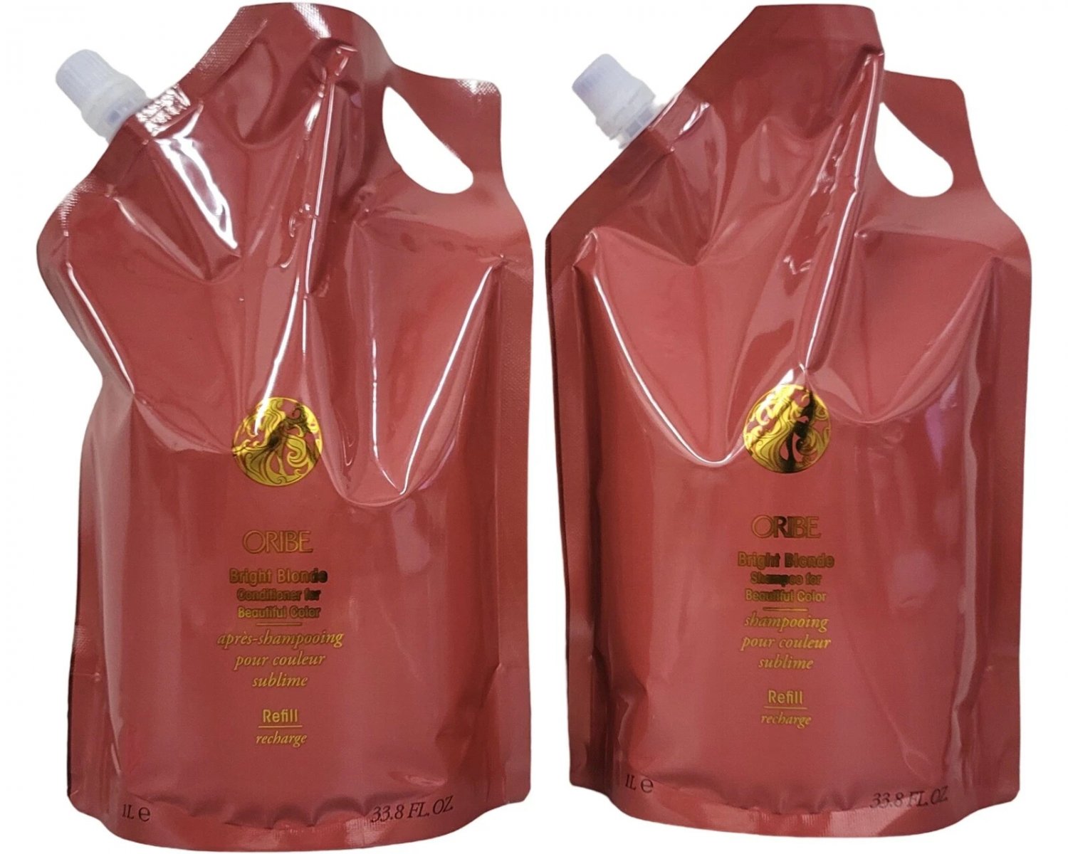 Oribe REFILL DUO Bright Blonde Shampoo and Conditioner for Beautiful Color 33...