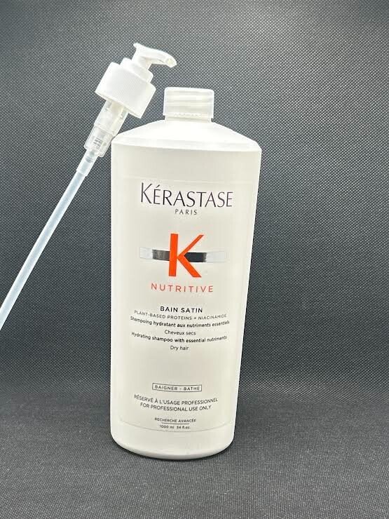 Kerastase Nutritive Bain Satin Shampoo w/ pump 34oz / 1000ml