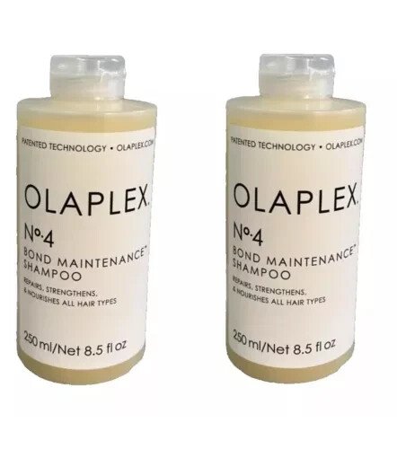 Olaplex No.4 Bond Maintenance Shampoo Repairs-Strengthens Nourishes 8.5 oz 2 PK