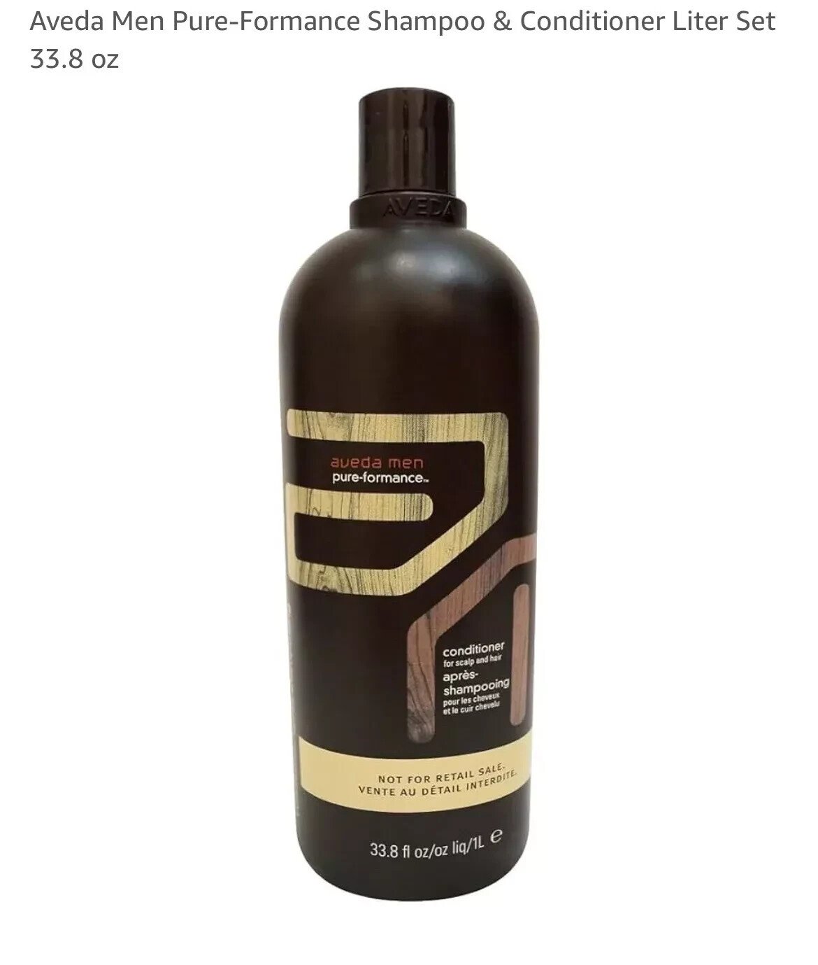 Aveda Pure-Formance Mens Conditioner 33.8 oz Professional Size!!