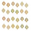 Color Gemstone 14k Solid Yellow Gold Birthstone Drop Dangle Leverback Earrings