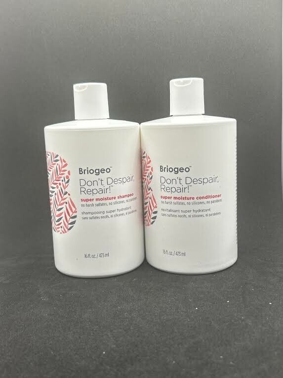 Briogeo Don't Despair Repair SUPER MOISTURE SHAMPOO+CONDITIONER 16 FL OZ 473 ml