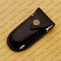 Customize Damascus Pocket Folding Knife, Groomsmen Gifts Anniversary Gift Leather Sheath