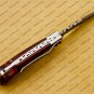 Customize Damascus Pocket Folding Knife, Groomsmen Gifts Anniversary Gift Leather Sheath
