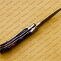 Customize Damascus Pocket Folding Knife, Groomsmen Gifts Anniversary Gift Leather Sheath