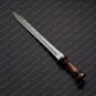 Custom Damascus Roman gladius Sword + Beautiful handle included leather sheath